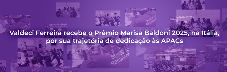 Valdeci Ferreira recebe o Prêmio Marisa Baldoni 2025, na Itália